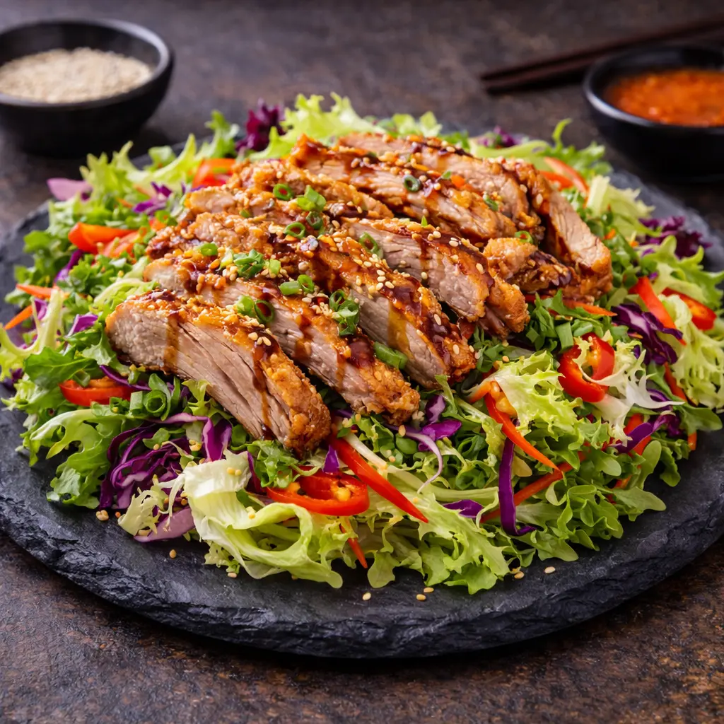 15-SALAT VIT - salad knuspriger Ente 