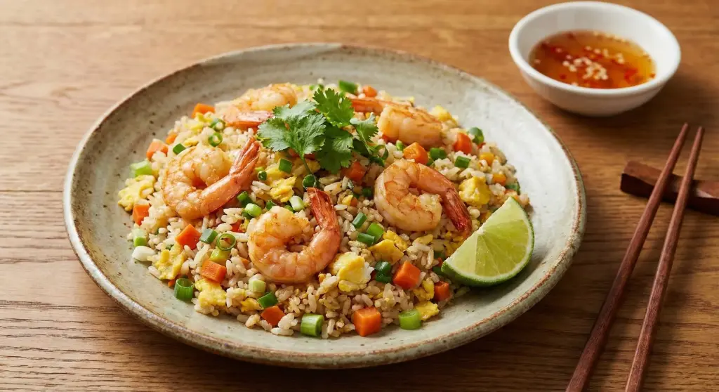 103-Garnelen + geb.Reis-COM RANG TOM 