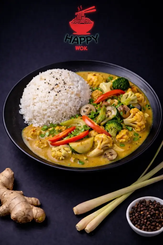 113 -Veg. Reis+Curry+Gemüse-RAU XAO CARI