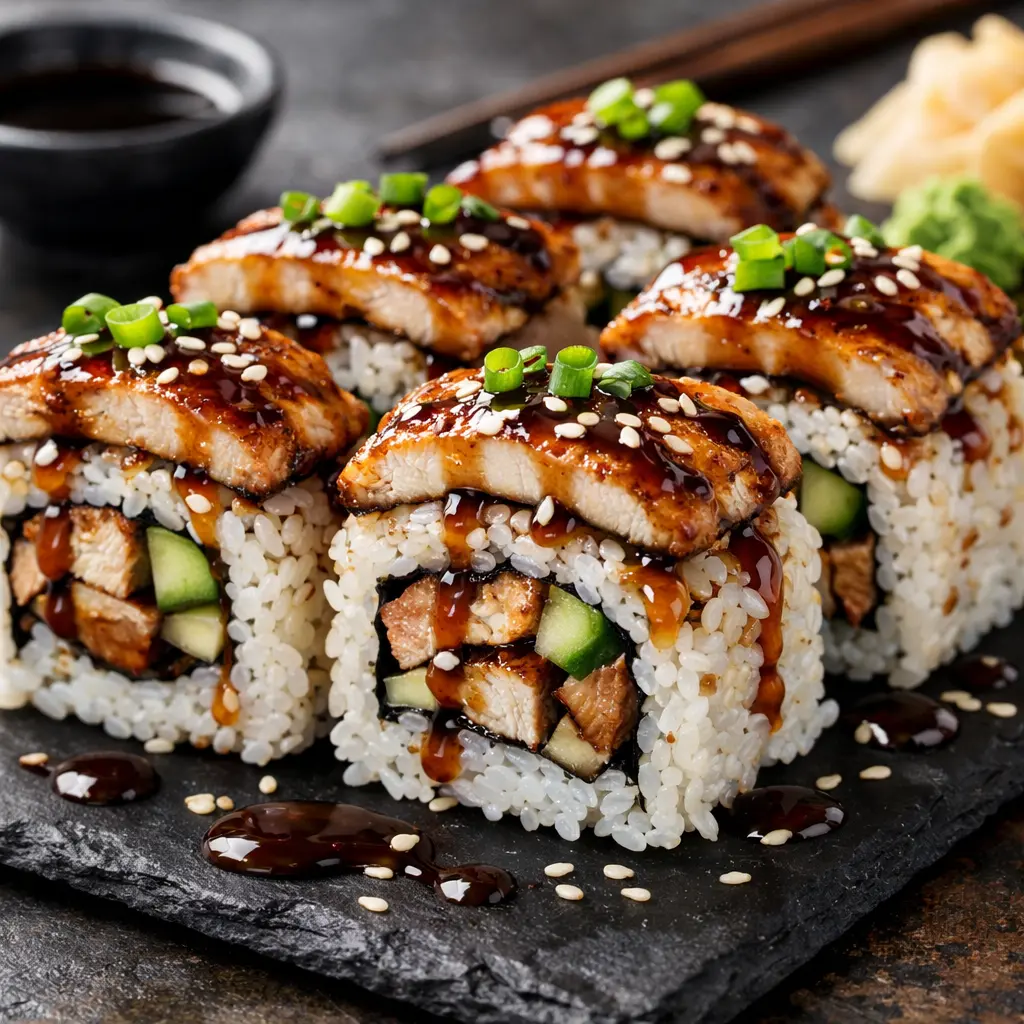 S19 Hühnerfleisch mit Teriyaki-Sauce 