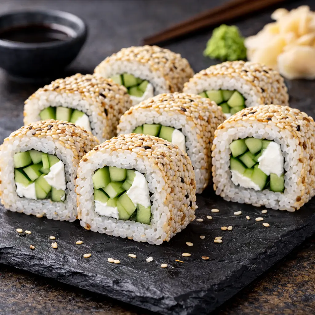 S31 Gurken - Philadelphia Gurken, Frischkäse, mit Sesam