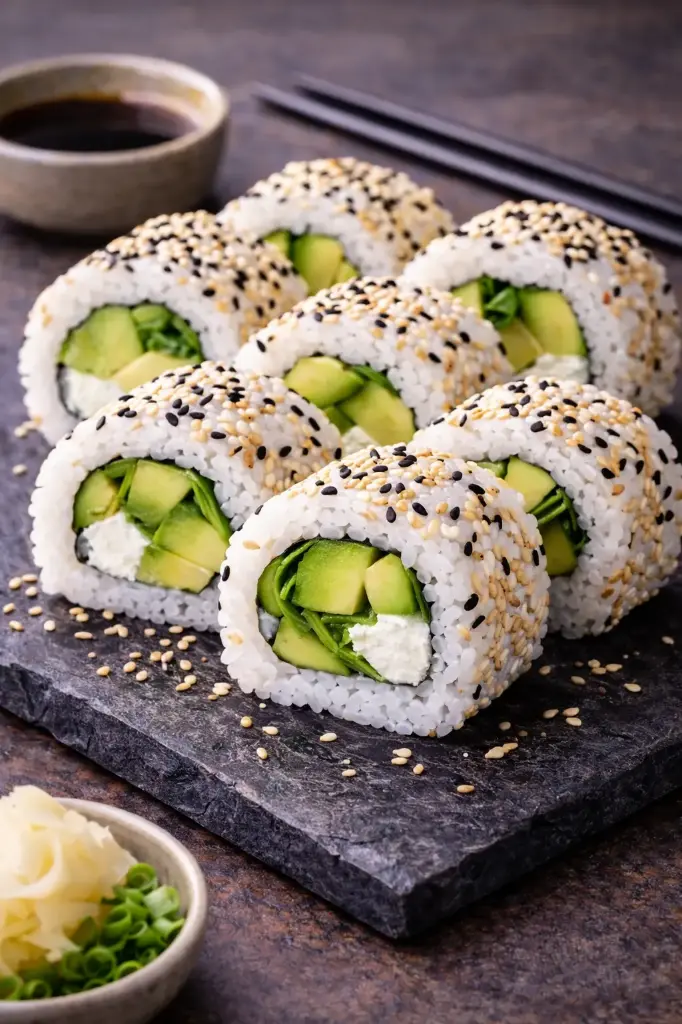 S32 Avocado Philadelphia Inside Out mit Sesam