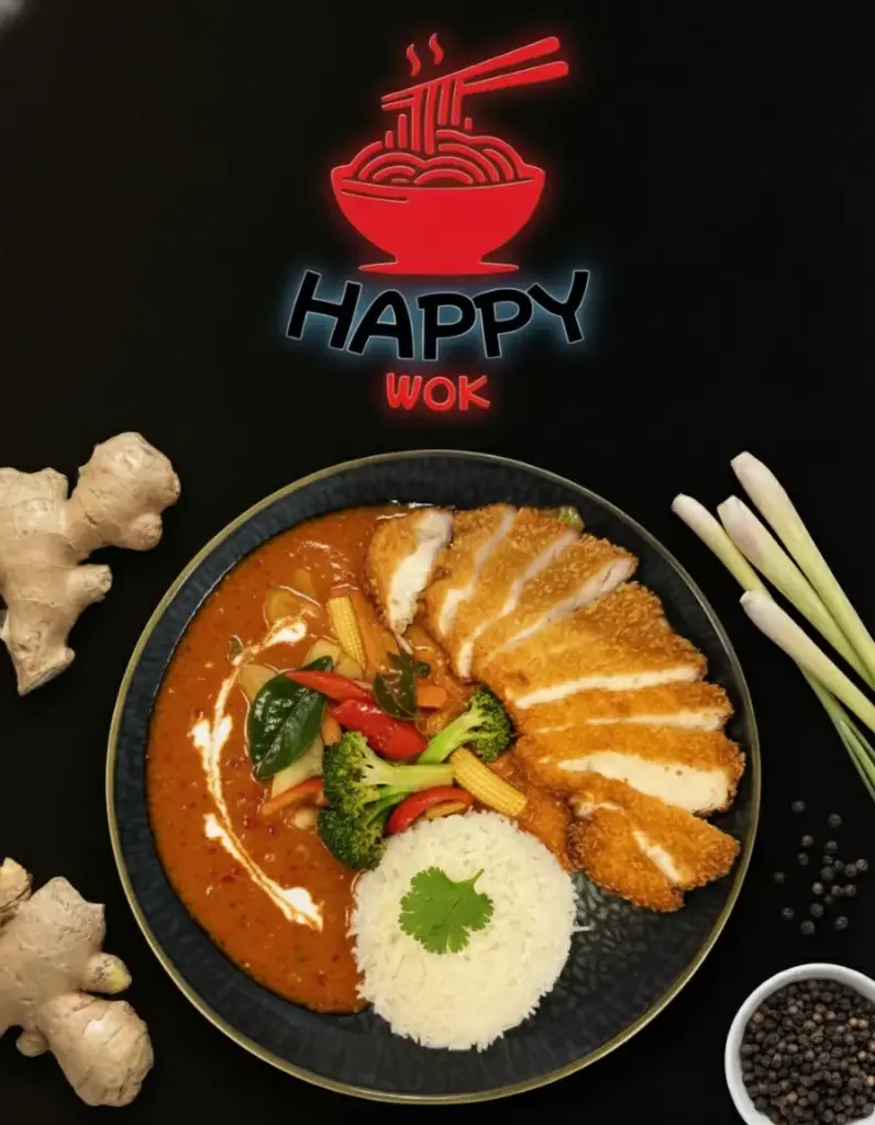 31- UC GA CHILI - pan. Hühnerfleisch Chili Sauce mit Reis