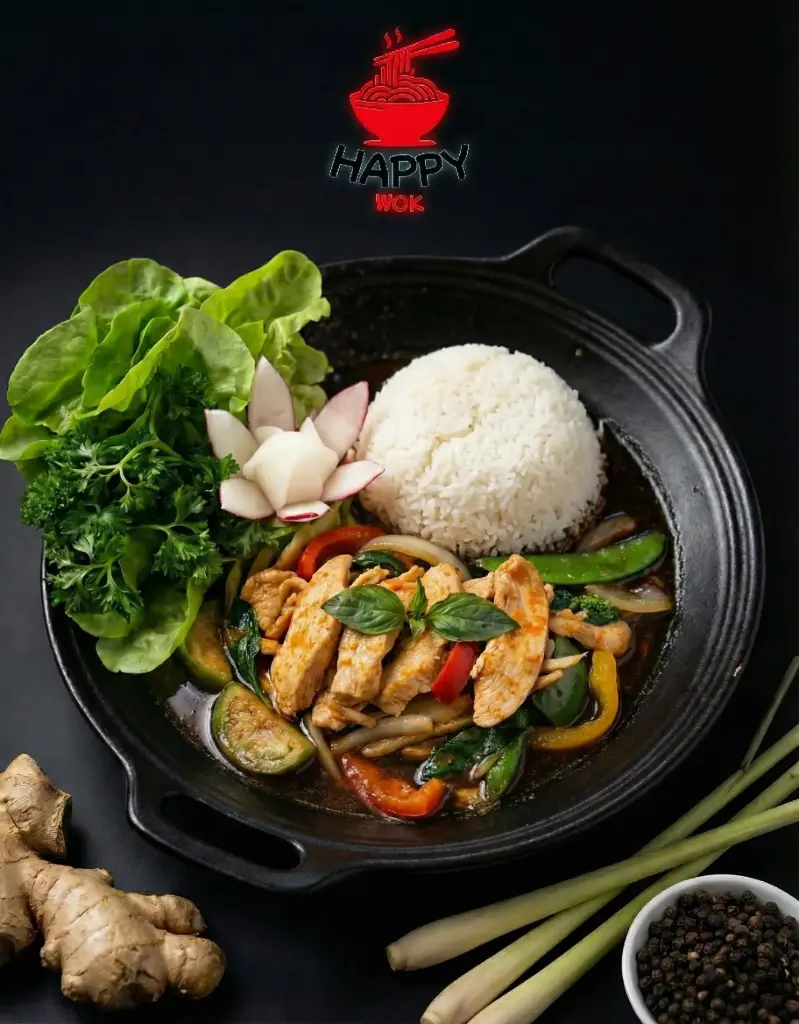 42-GA XAO SOT DEN -Gebratenes Hühnerfleish- Sojasoße 