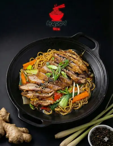 72-MI XAO VIT CHIEN -Gebratene Nudeln- knuspriger Ente