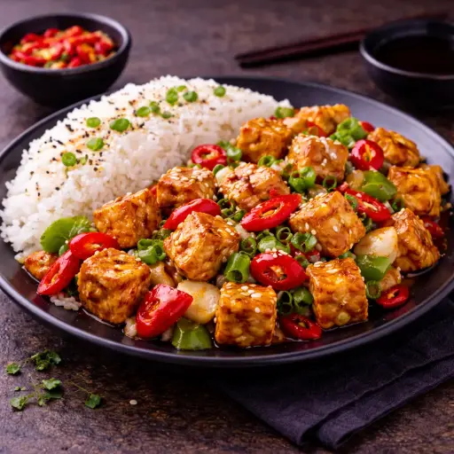 111 -Tofu+Chili+Reis-DAU PHU CHILI 