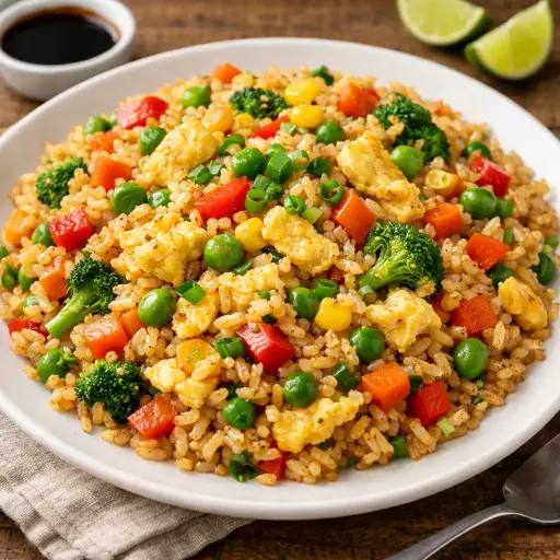 114 - COM RANG RAU - Gebratener Reis mit Ei und Gemüse