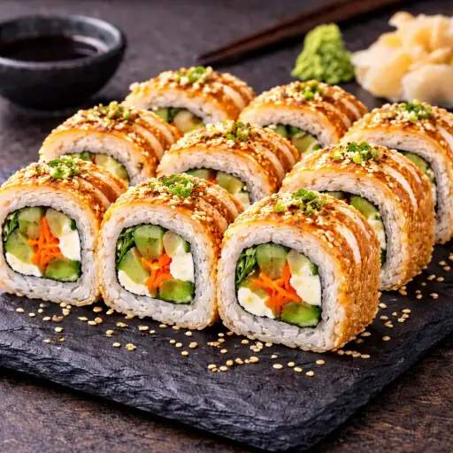 S56 Big Crunchy Veggie Roll ( 10stück) 
