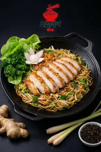 70-MI XAO GA - Gebratene Nudeln- Hühnerfleisch